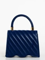 Geanta dama albastra inchis din piele ecologica Toyin