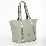 Geanta dama verde din material textil Anelise