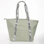 Geanta dama verde din material textil Anelise