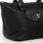 Geanta dama negru din material textil Bernadette
