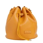 Geanta dama David Jones camel din piele ecologica Aiza