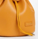 Geanta dama David Jones camel din piele ecologica Aiza