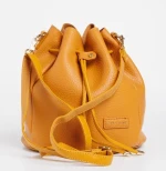 Geanta dama David Jones camel din piele ecologica Aiza