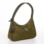 Geanta dama verde din material textil Elfreda