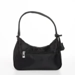 Geanta dama neagra din material textil Elfreda