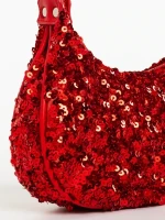 Geanta dama rosie din material textil Ayah