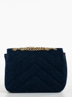Geanta dama navy din material textil Bansari