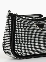 Geanta dama neagra din material textil Bozena