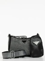 Geanta dama neagra din material textil Bozena