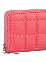 Portofel dama fucsia din piele ecologica Tomasa