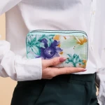Portofel dama verde din piele ecologica Felipa