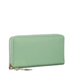Portofel dama verde din material textil Rayen