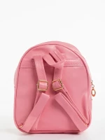 Rucsac copii roz inchis din piele ecologica Hopper