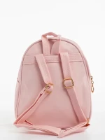 Rucsac copii roz deschis din piele ecologica Hopper