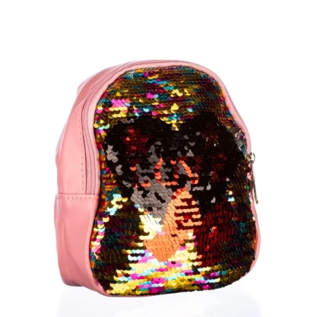 Rucsac copii Young Roz Multicolor piele ecologica