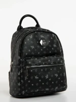 Rucsac dama David Jones negru din piele ecologica Simisola