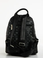 Rucsac dama David Jones negru din piele ecologica Simisola