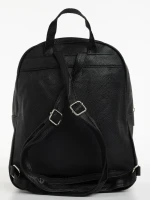 Rucsac dama negru din piele ecologica Cleva