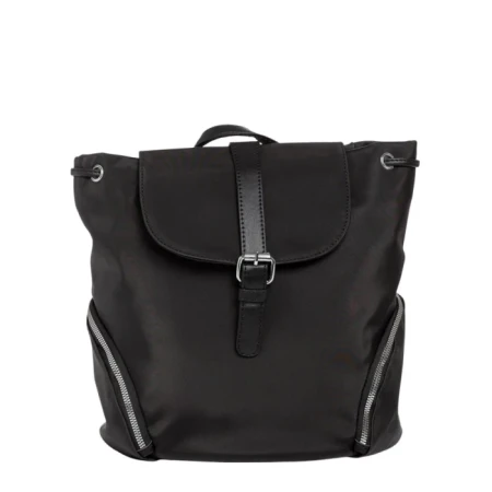 Rucsac dama negru din material textil Clotilde