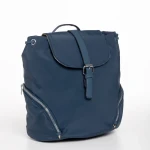 Rucsac dama albastru din material textil Clotilde