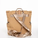 Rucsac dama bej din material textil Clotilde