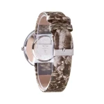 Ceas dama Michael John Verde curea piele ecologica