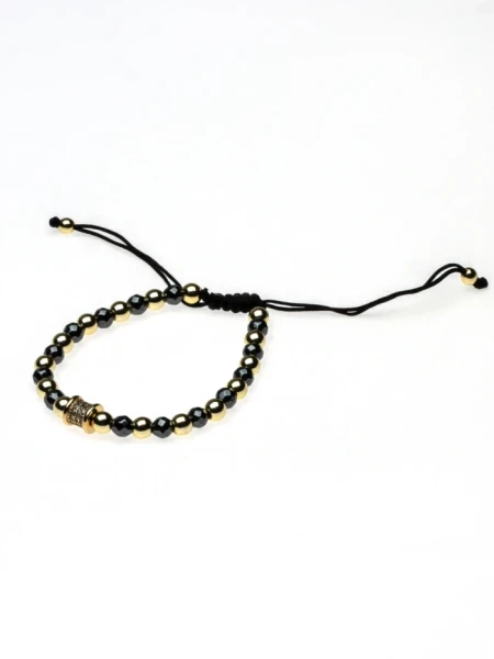 Bratara Unisex BR027 AURIU-NEGRU | MEI