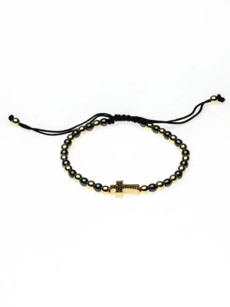 Bratara Unisex BR035 AURIU-NEGRU | MEI