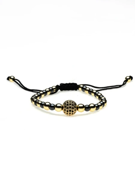 Bratara Unisex BR036 AURIU-NEGRU | MEI