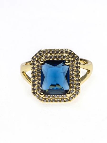 Inel INL14 AURIU-ALBASTRU | MEI