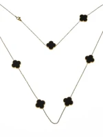 Colier YP-38 AURIU-NEGRU | MEI