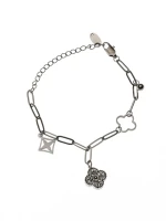 Bratara BR014 ARGINTIU | MEI