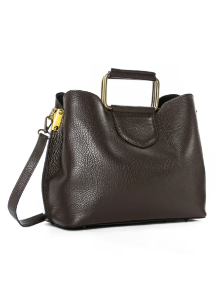 Genti Dama Din Piele Naturala GD52 DARK BROWN | FORSETI