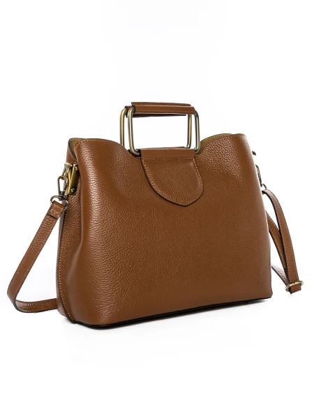 Geanta de mana din Piele Naturala GD52 Maro | Forseti » MeiShop.Ro