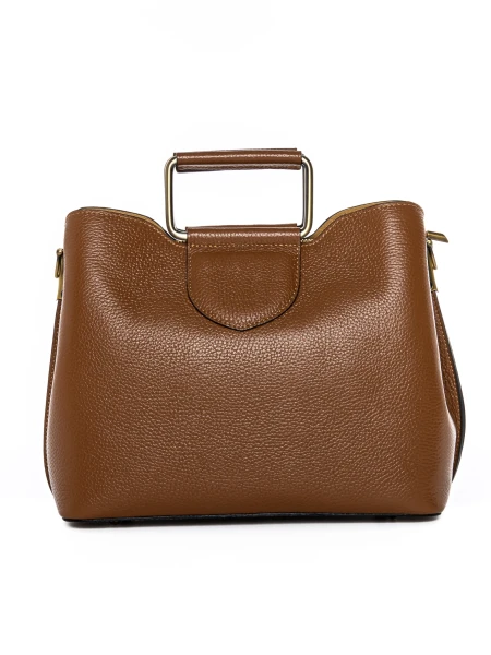 Geanta de mana din Piele Naturala GD52 Maro | Forseti » MeiShop.Ro