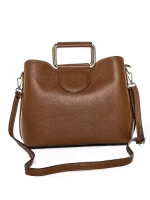 Geanta de mana din Piele Naturala GD52 Maro | Forseti » MeiShop.Ro