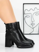 Ghete Dama din piele naturala K23574-8480 BLACK | JOSE SIMON