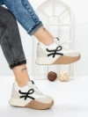 Pantofi Sport Dama cu Platforma 3A1 WHITE | MEI
