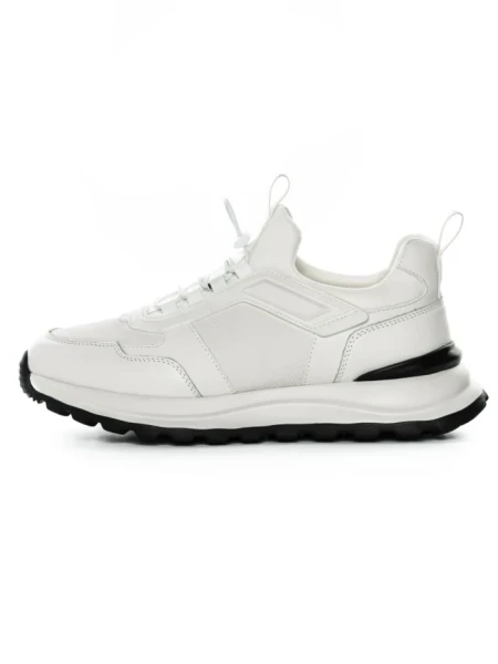 Pantofi Sport Barbati din piele naturala 5306 WHITE | ADVANCER