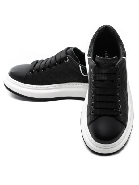 Pantofi Sport Barbati din piele naturala 5301 BLACK | ADVANCER