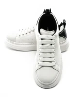 Pantofi Sport Barbati din piele naturala 3221X WHITE-BLACK | ADVANCER