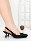 Pantofi Stiletto 5GZ80 BLACK | MEI