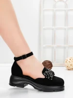 Pantofi Casual Dama 5H55 BLACK | MEI