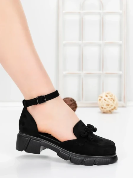 Pantofi Casual Dama 5H56 BLACK | MEI