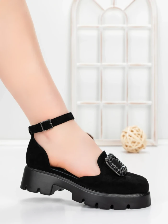 Pantofi Casual Dama 5H58 BLACK | MEI
