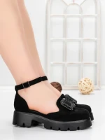 Pantofi Casual Dama 5H58 BLACK | MEI