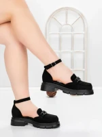 Pantofi Casual Dama 5H59 BLACK | MEI