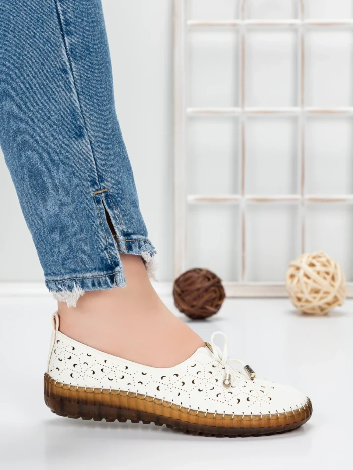 Balerini Dama 5XJ97 WHITE | MEI