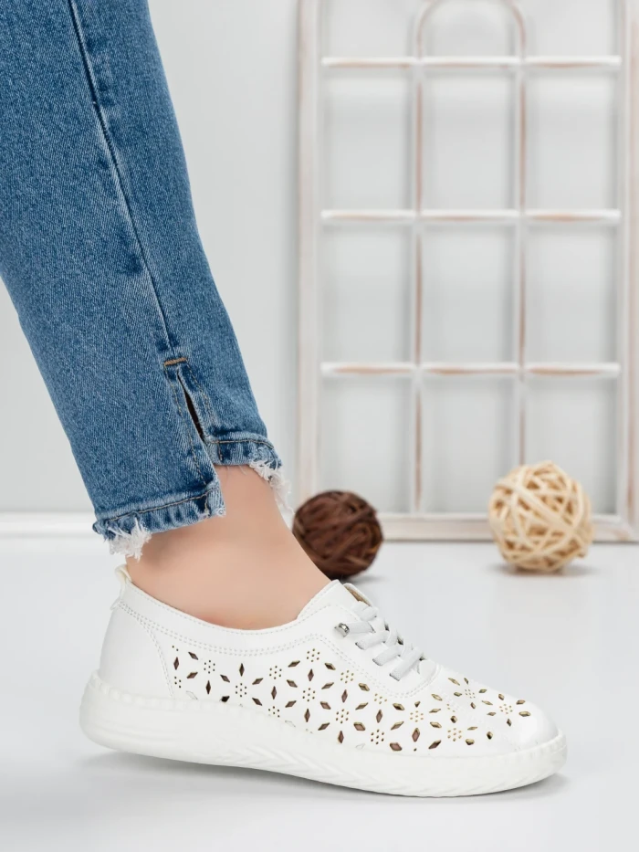 Balerini Dama 5XJ33 WHITE | MEI