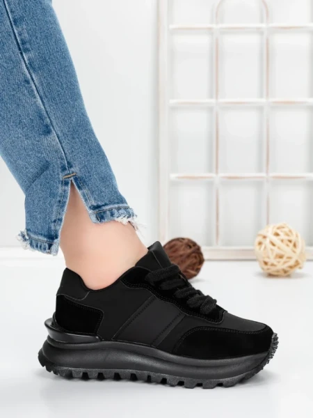 Sneakers Dama 5WL117 BLACK | MEI